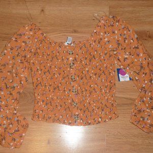 Nwt $44 ARIZONA Stretchy CROP Top sz M